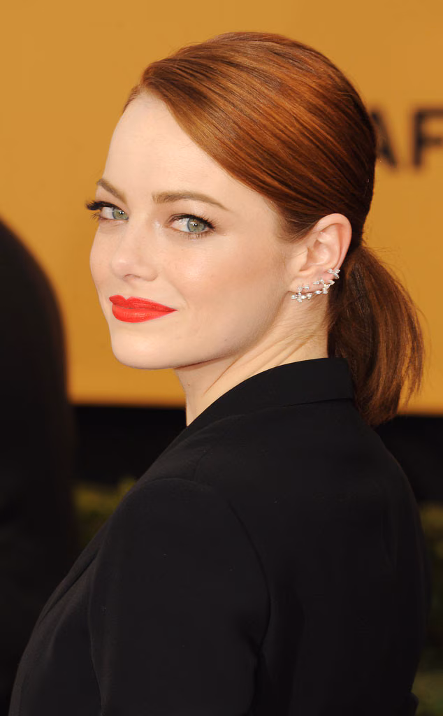 Emma Stone auburn hair